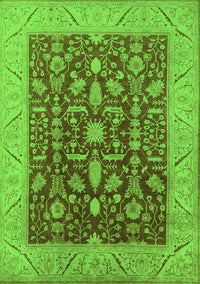 Oriental Green Industrial Rug, urb668grn