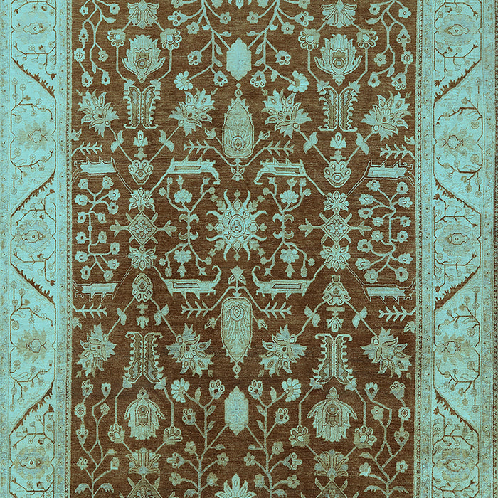 Oriental Light Blue Industrial Rug, urb668lblu