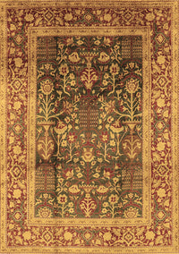 Oriental Brown Industrial Rug, urb669brn