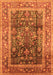 Oriental Orange Industrial Rug, urb669org