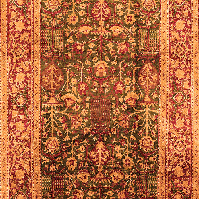 Oriental Orange Industrial Rug, urb669org