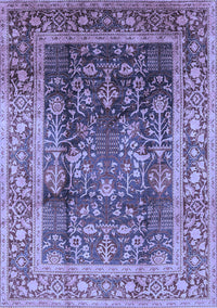 Oriental Blue Industrial Rug, urb669blu