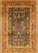 Mid-Century Modern Fire Brick Red Oriental Rug, urb669