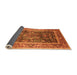 Sideview of Oriental Orange Industrial Rug, urb669org