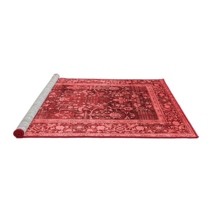 Industrial Red Washable Rugs