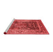 Industrial Red Washable Rugs