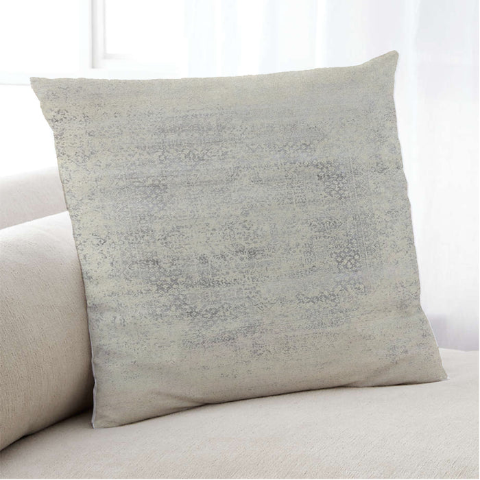 Lifestyle Image of Mid-Century Modern Urban Square Tan Brown Throw Pillow, 18 inch by 18 inch, pwurb66