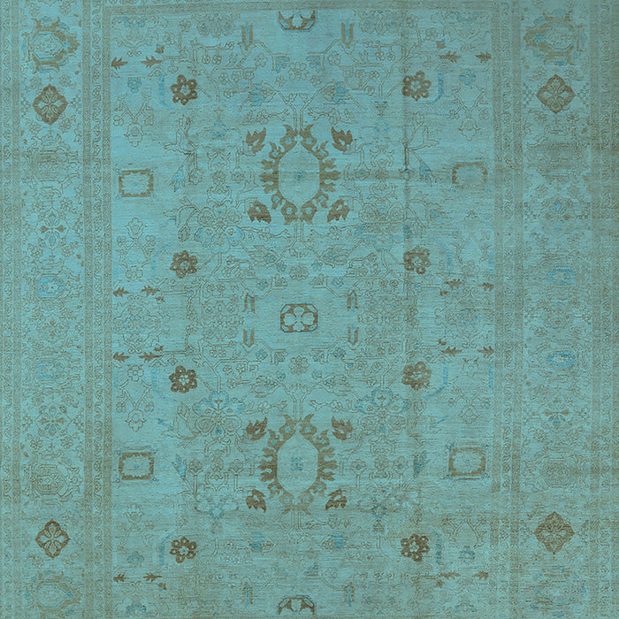 Oriental Light Blue Industrial Rug, urb670lblu
