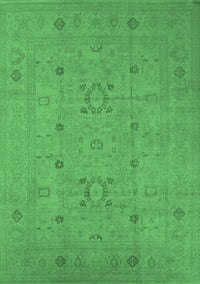 Oriental Emerald Green Industrial Rug, urb670emgrn