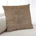 Lifestyle Image of Mid-Century Modern Urban Square Mahogany Brown Throw Pillow, 18 inch by 18 inch, pwurb671