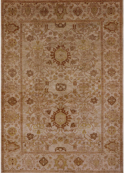 Mid-Century Modern Mahogany Brown Oriental Rug, urb671