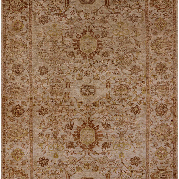 Mid-Century Modern Mahogany Brown Oriental Rug, urb671