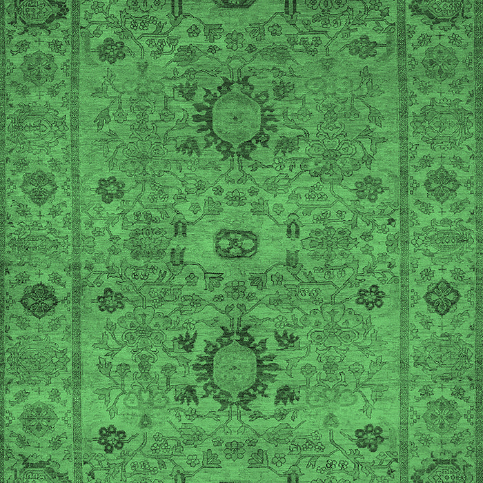 Oriental Emerald Green Industrial Rug, urb671emgrn