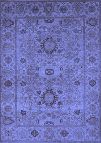 Oriental Blue Industrial Rug, urb671blu