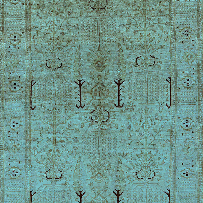 Oriental Light Blue Industrial Rug, urb672lblu