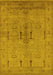 Oriental Yellow Industrial Rug, urb672yw