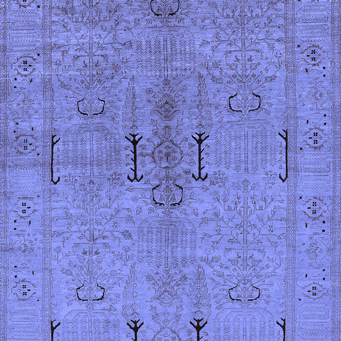 Oriental Blue Industrial Rug, urb672blu