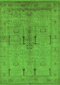 Oriental Green Industrial Rug, urb672grn