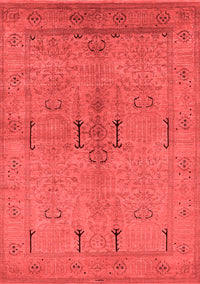 Oriental Red Industrial Rug, urb672red