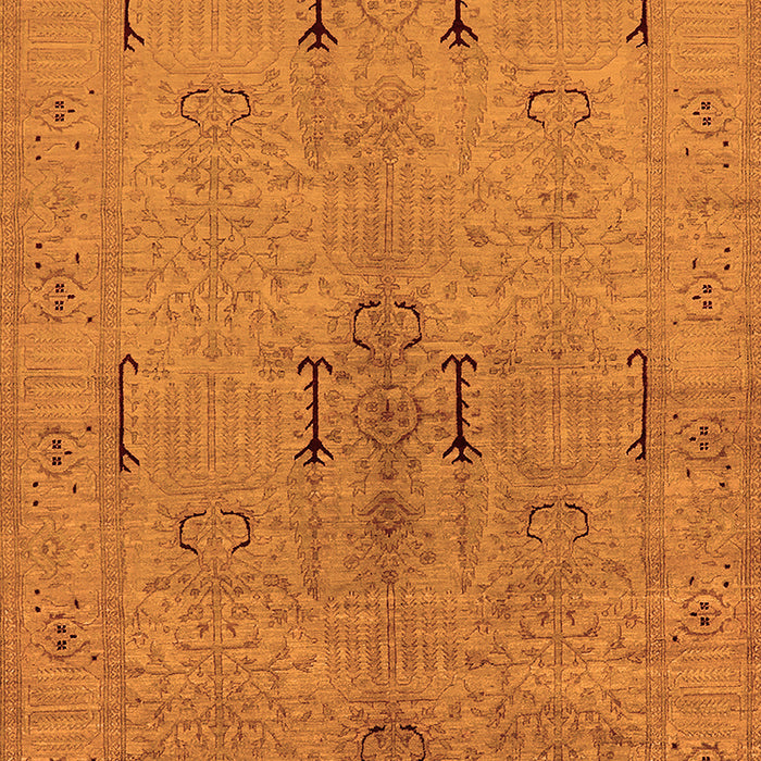 Machine Washable Oriental Orange Industrial Area Rugs, wshurb672org