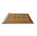 Sideview of Machine Washable Oriental Brown Industrial Rug, wshurb673brn