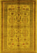 Oriental Yellow Industrial Rug, urb673yw