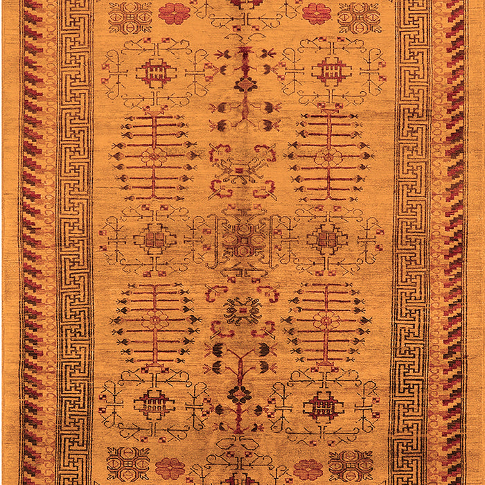 Oriental Orange Industrial Rug, urb673org