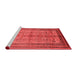 Industrial Red Washable Rugs