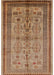 Mid-Century Modern Mahogany Brown Oriental Rug, urb673