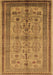 Oriental Brown Industrial Rug, urb673brn