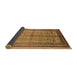 Sideview of Oriental Brown Industrial Rug, urb673brn