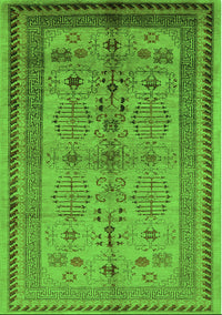 Oriental Green Industrial Rug, urb673grn