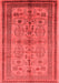 Oriental Red Industrial Area Rugs