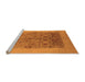 Sideview of Machine Washable Oriental Orange Industrial Area Rugs, wshurb674org