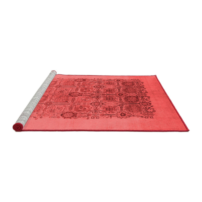 Industrial Red Washable Rugs