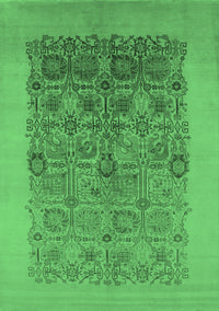 Oriental Emerald Green Industrial Rug, urb674emgrn