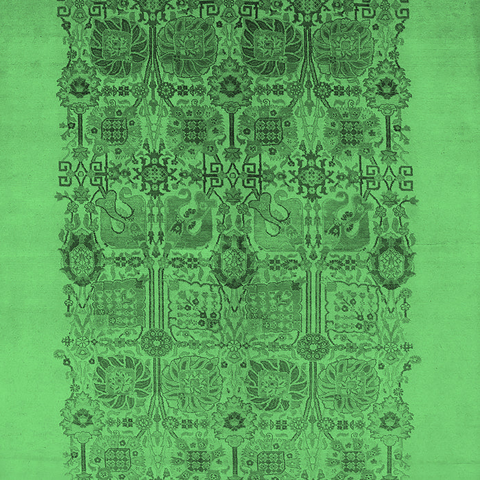 Oriental Emerald Green Industrial Rug, urb674emgrn