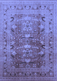 Oriental Blue Traditional Rug, urb675blu