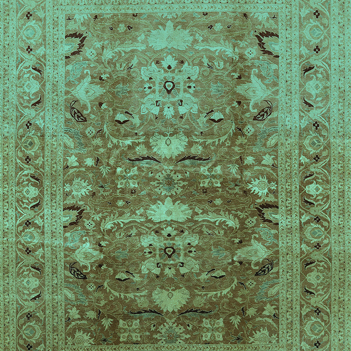 Oriental Turquoise Traditional Rug, urb675turq