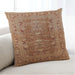 Lifestyle Image of Mid-Century Modern Urban Square Mahogany Brown Throw Pillow, 18 inch by 18 inch, pwurb675