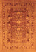 Oriental Orange Traditional Rug, urb675org
