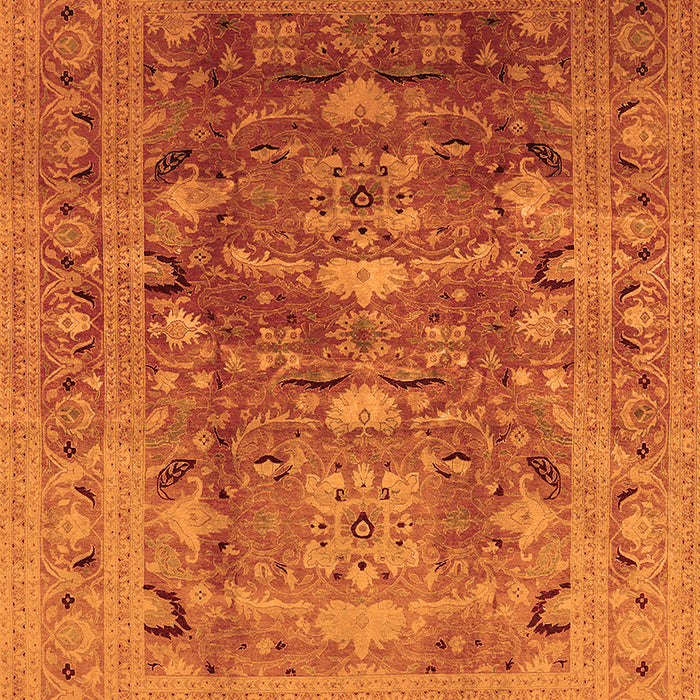 Oriental Orange Traditional Rug, urb675org