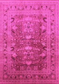 Oriental Pink Traditional Rug, urb675pnk