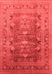 Oriental Red Traditional Rug, urb675red
