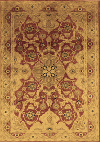 Oriental Brown Traditional Rug, urb676brn