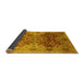 Sideview of Oriental Yellow Traditional Rug, urb676yw