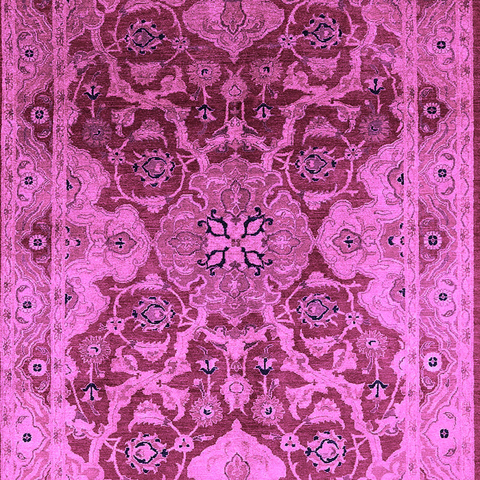 Machine Washable Oriental Purple Traditional Area Rugs, wshurb676pur