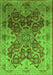 Oriental Green Traditional Rug, urb676grn