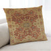 Lifestyle Image of Mid-Century Modern Urban Square Mahogany Brown Throw Pillow, 18 inch by 18 inch, pwurb676