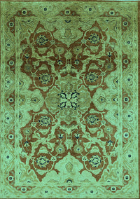 Oriental Turquoise Traditional Rug, urb676turq